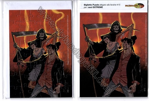 BIGLIETTO PUZZLE COVER FANZINE N°15 (EXTREME)                                                                                                                                                                                                             