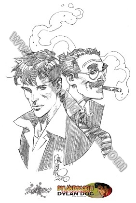 CARTOLINE SKETCH N°13 - RAUL CESTARO                                                                                                                                                                                                                      