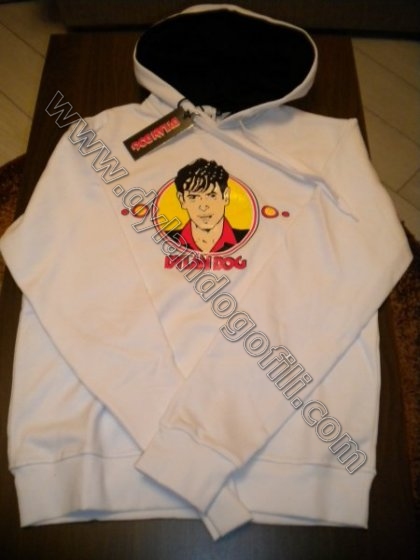 FELPA BASANISI MODELLO VOLTO COLORE BIANCO                                                                                                                                                                                                                