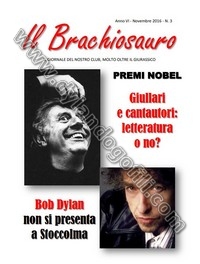 IL BRACHIOSAURO ANNO VI NOVEMBRE 2016 N°3                                                                                                                                                                                                                 