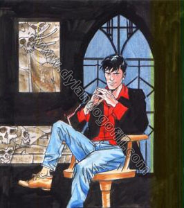 DYLAN DOG TECNICA MISTA - FREDERIC VOLANTE                                                                                                                                                                                                                