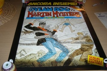 POSTER DYLAN DOG & MARTIN MYSTERE : LA FINE DEL MONDO                                                                                                                                                                                                     