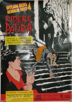POSTER DYLAN DOG HORROR FEST 4 "RIDERE DI PAURA"                                                                                                                                                                                                          