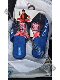 PANTOFOLE MOD DAISY & QUEEN BLU-NERE                                                                                                                                                                                                                      