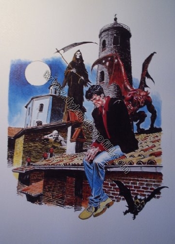 DISEGNO DI CLAUDIO VILLA                                                                                                                                                                                                                                  