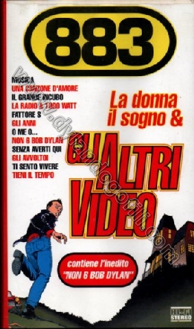 883 LA DONNA IL SOGNO IL GRANDE INCUBO VHS                                                                                                                                                                                                                