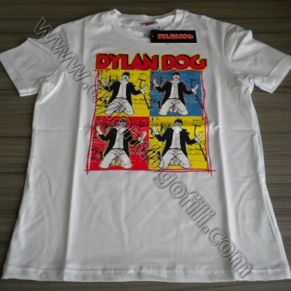 MAGLIETTA BASANISI MODELLO ULTIMO UOMO SULLA TERRA COLORE BIANCA                                                                                                                                                                                          