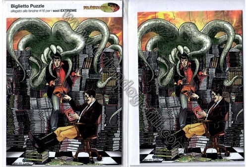 BIGLIETTO PUZZLE COVER FANZINE N°16 (EXTREME)                                                                                                                                                                                                             