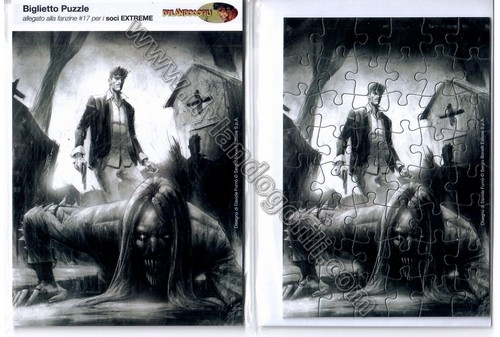 BIGLIETTO PUZZLE COVER FANZINE N°17 (EXTREME)                                                                                                                                                                                                             