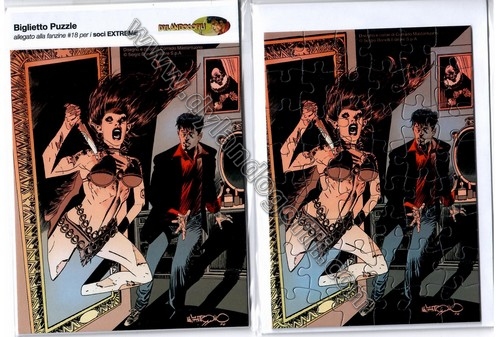 BIGLIETTO PUZZLE COVER FANZINE N°18 (EXTREME)                                                                                                                                                                                                             