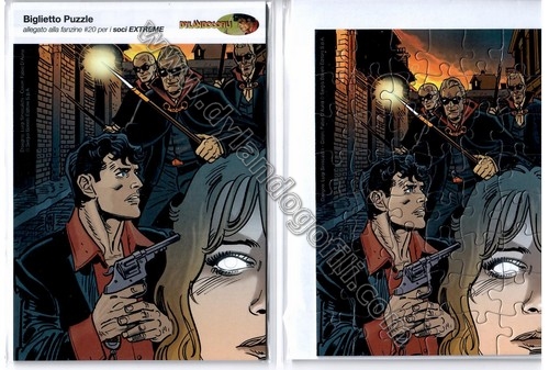 BIGLIETTO PUZZLE COVER FANZINE N°20 (EXTREME)                                                                                                                                                                                                             