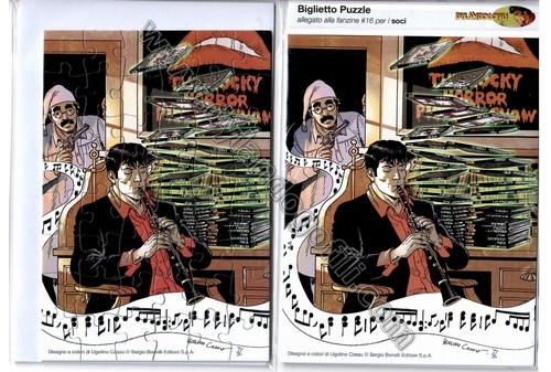 BIGLIETTO PUZZLE COVER FANZINE N°16 (NORMALE)                                                                                                                                                                                                             