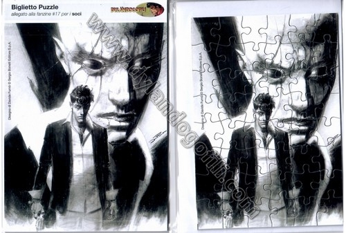BIGLIETTO PUZZLE COVER FANZINE N°17 (NORMALE)                                                                                                                                                                                                             