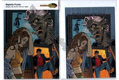 BIGLIETTO PUZZLE COVER FANZINE N°20 (NORMALE)                                                                                                                                                                                                             