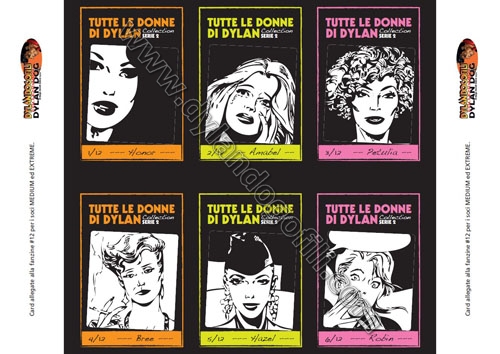CARD DONNE SERIE 2 (1-6)                                                                                                                                                                                                                                  