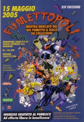 CARTOLINA INVITO "XIV FUMETTOPOLI"                                                                                                                                                                                                                        