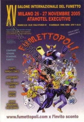 CARTOLINA INVITO "XV FUMETTOPOLI" - VERSIONE 2                                                                                                                                                                                                            