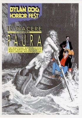 CARTOLINA MOSTRA "IL PIACERE DELLA PAURA" DI MILANO                                                                                                                                                                                                       