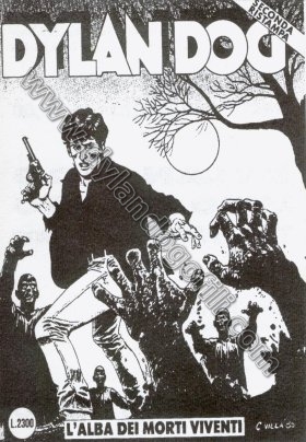 CARTOLINA INVITO DYLAN DOG LUPO ALBERTO TEX WILLR & COMPANY                                                                                                                                                                                               