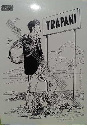 CARTOLINA SEGNALI DI FUMETTO 2005 A TRAPANI                                                                                                                                                                                                               