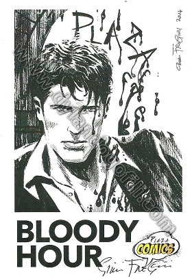 CARTOLINA PLAZA CAFE' - BLOODY HOUR                                                                                                                                                                                                                       