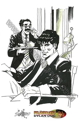 CARTOLINA SKETCH N°2 - ROBERTO RINALDI                                                                                                                                                                                                                    