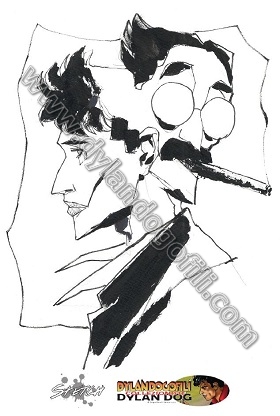 CARTOLINA SKETCH N°3 - FRANCESCO DOSSENA                                                                                                                                                                                                                  