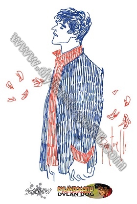 CARTOLINA SKETCH N°8 - GIORGIO PONTRELLI                                                                                                                                                                                                                  