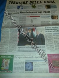 CORRIERE DELLA SERA 23 SETTEMBRE 2009                                                                                                                                                                                                                     