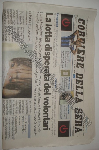 CORRIERE DELLA SERA 16 MARZO 2011                                                                                                                                                                                                                         
