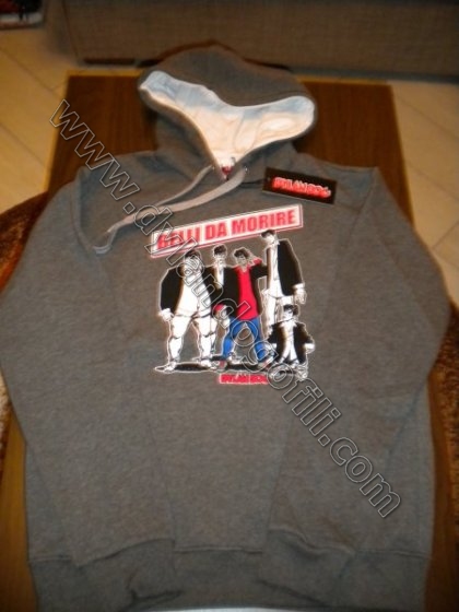 FELPA BASANISI MODELLO BELLI DA MORIRE COLORE GRIGIO                                                                                                                                                                                                      