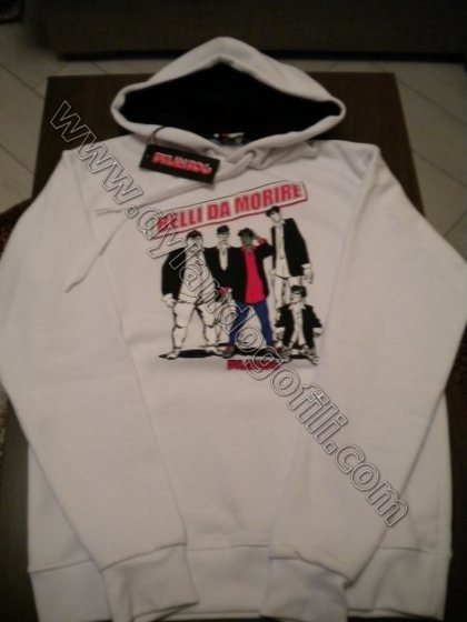FELPA BASANISI MODELLO BELLI DA MORIRE COLORE BIANCO                                                                                                                                                                                                      