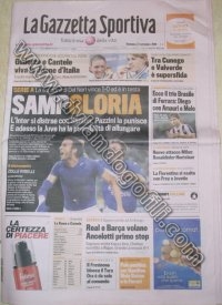 GAZZETTA 27 SETTEMBRE 2009                                                                                                                                                                                                                                