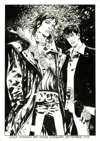 RIONE CASSERO IN COMICS…E OLTRE - LOLA AIRAGHI                                                                                                                                                                                                            