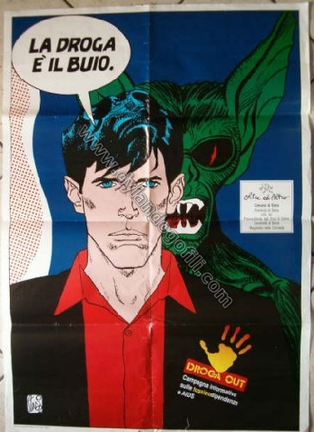 POSTER DROGA OUT COMUNE DI SIENA                                                                                                                                                                                                                          
