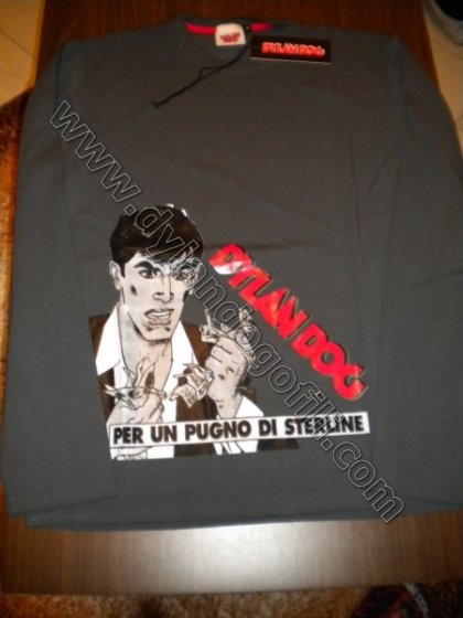 MAGLIETTA BASANISI MODELLO PER UN PUGNO DI STERLINE COLORE GRIGIO                                                                                                                                                                                         