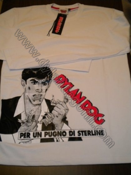 MAGLIETTA BASANISI MODELLO PER UN PUGNO DI STERLINE COLORE BIANCO                                                                                                                                                                                         