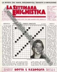 LA SETTIMANA ENIGMISTICA ANNO 76 N° 3918                                                                                                                                                                                                                  