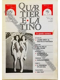QUARTIERE LATINO ANNO I N°1                                                                                                                                                                                                                               