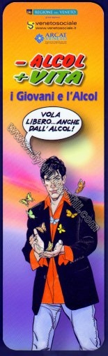 SEGNALIBRO - ALCOL + VITA                                                                                                                                                                                                                                 
