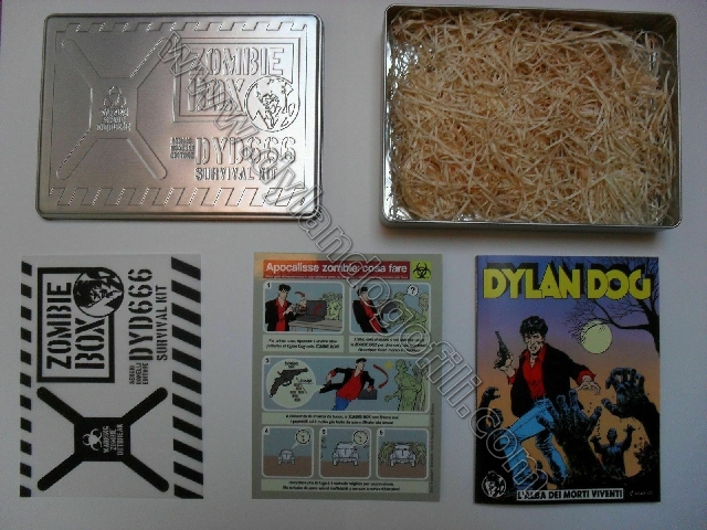DYLAN DOG SURVIVAL KIT - ZOMBIE BOX SILVER                                                                                                                                                                                                                