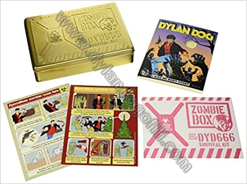 DYLAN DOG SURVIVAL KIT - ZOMBIE BOX GOLD                                                                                                                                                                                                                  