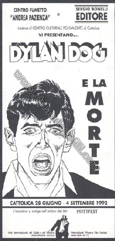 VOLANTINO MOSTRA DYLAN DOG E LA MORTE CATTOLICA                                                                                                                                                                                                           